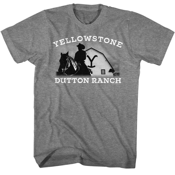 Yellowstone - Silhouette Barn T-Shirt - HYPER iCONiC.