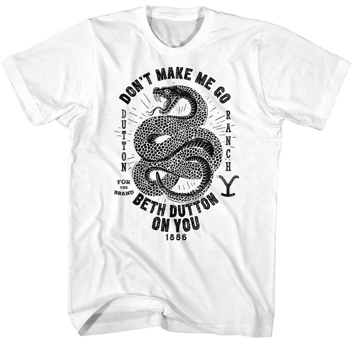 Yellowstone - Snake Don't Make Me Boyfriend Tee - HYPER iCONiC.