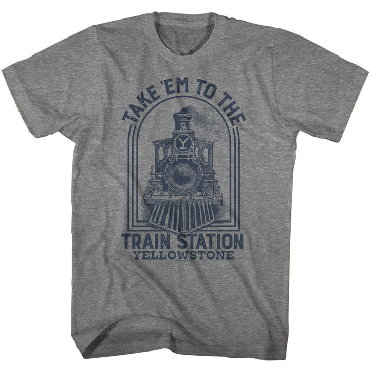 Yellowstone - To The Train Station Boyfriend Tee - HYPER iCONiC.