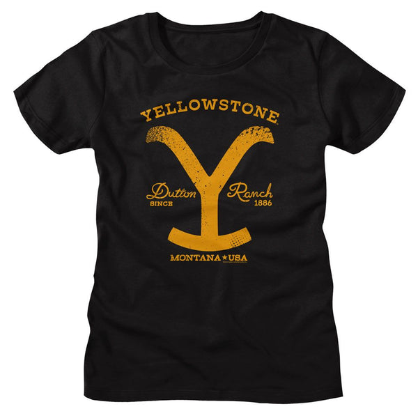 Yellowstone - Y With Horse Womens T-Shirt - HYPER iCONiC.