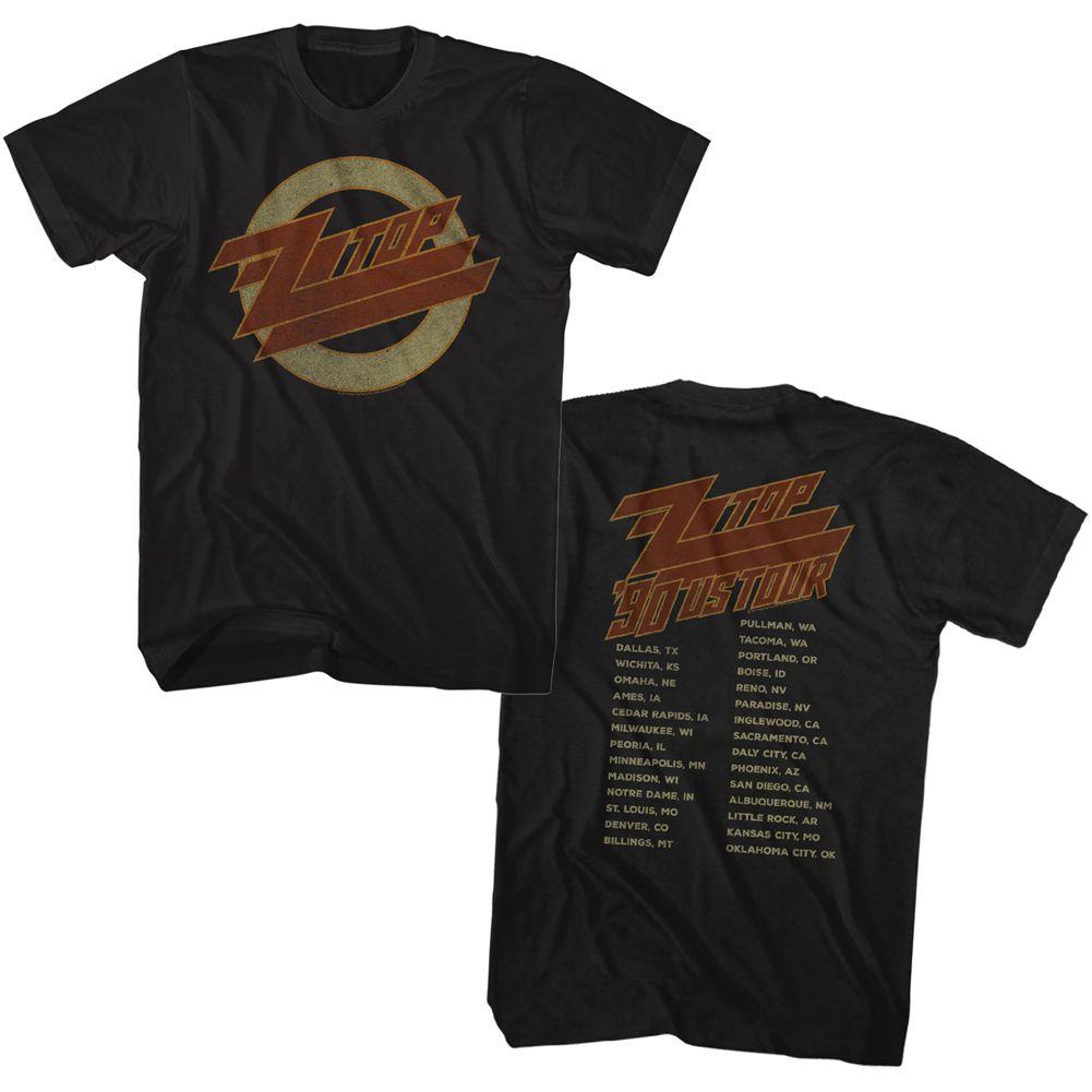 ZZ Top 1990 US Tour T-Shirt - HYPER iCONiC