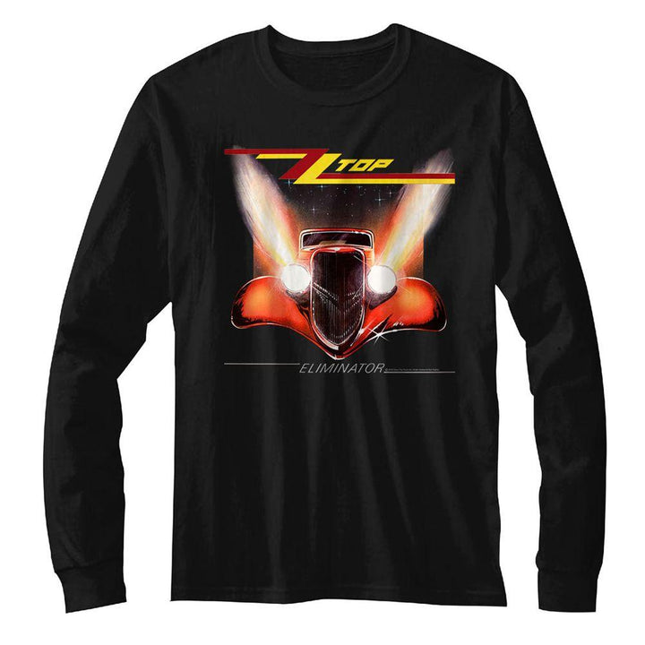 ZZ Top Eliminator Cover Long Sleeve T-Shirt - HYPER iCONiC