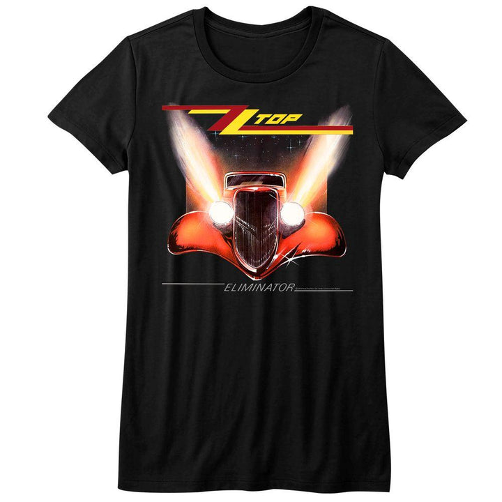 ZZ Top Eliminator Cover Womens T-Shirt - HYPER iCONiC