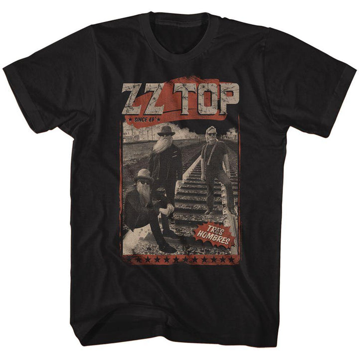 ZZ Top Hombres Track T-Shirt - HYPER iCONiC