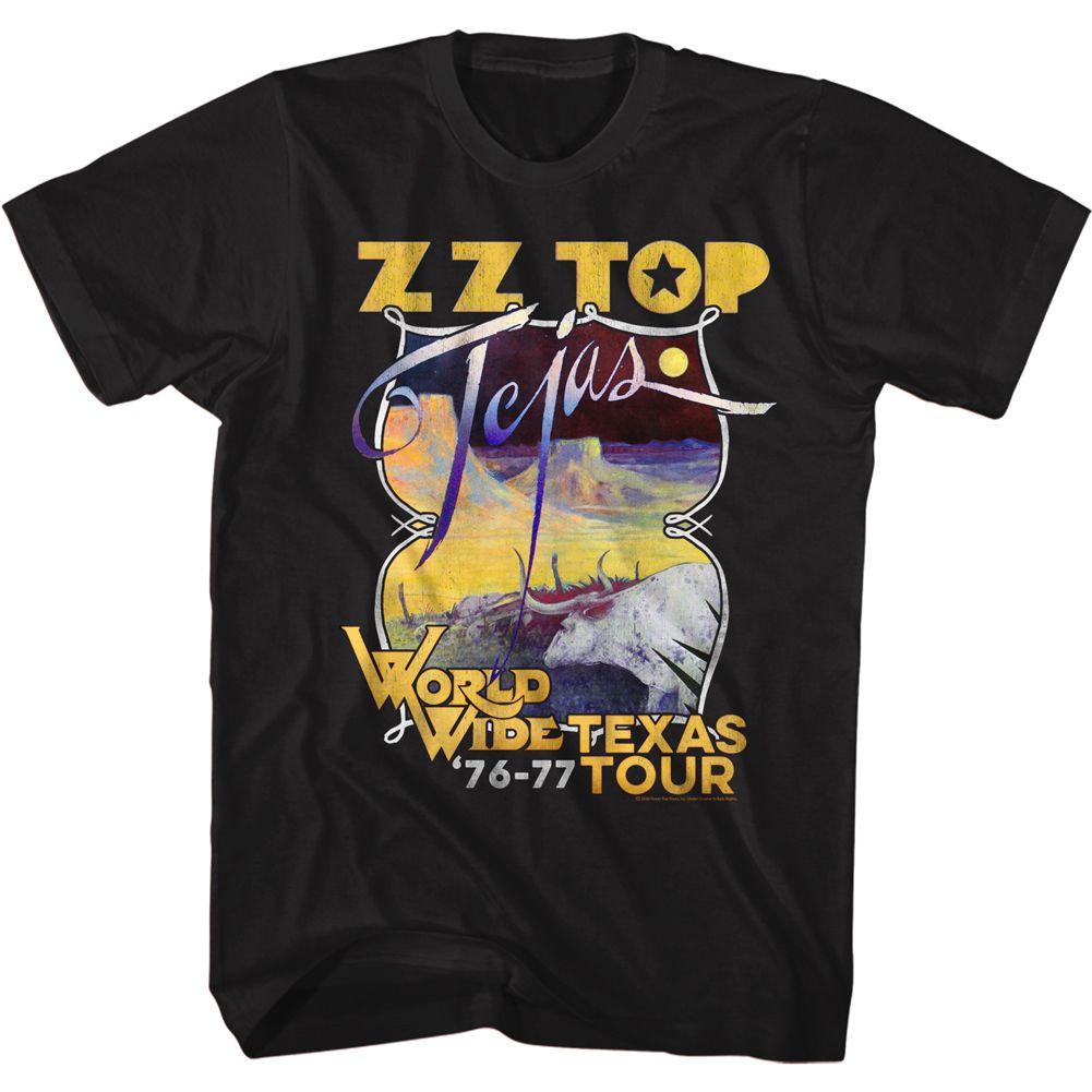ZZ Top Tejas Tour T-Shirt - HYPER iCONiC.