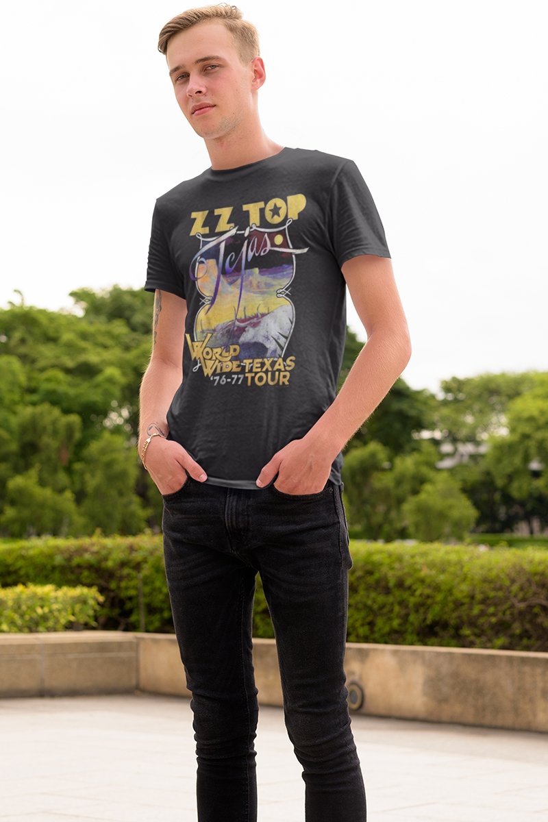 ZZ Top Tejas Tour T-Shirt - HYPER iCONiC.