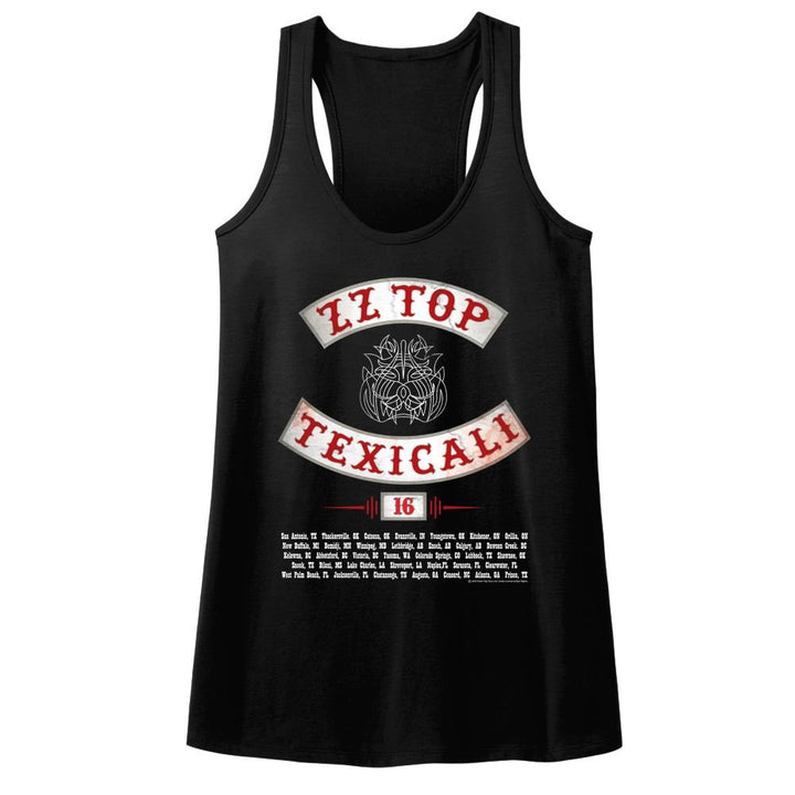 ZZ Top Texicali Womens Racerback Tank - HYPER iCONiC.