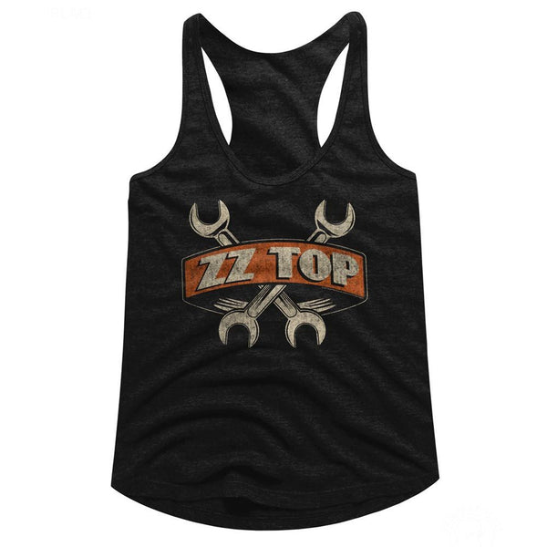 ZZ Top Wrenches Womens Racerback Tank - HYPER iCONiC.