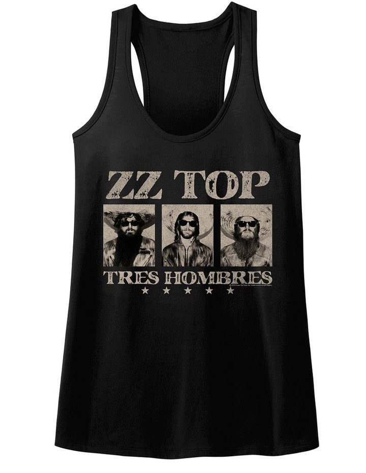 ZZ Top ZZ Top Womens Racerback Tank - HYPER iCONiC.